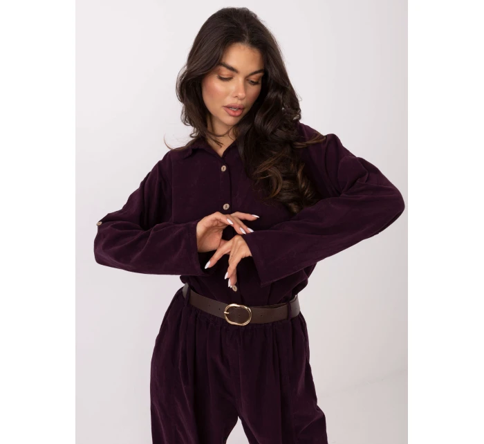 Koszula IT KS model 21749861 ciemny fioletowy - FPrice