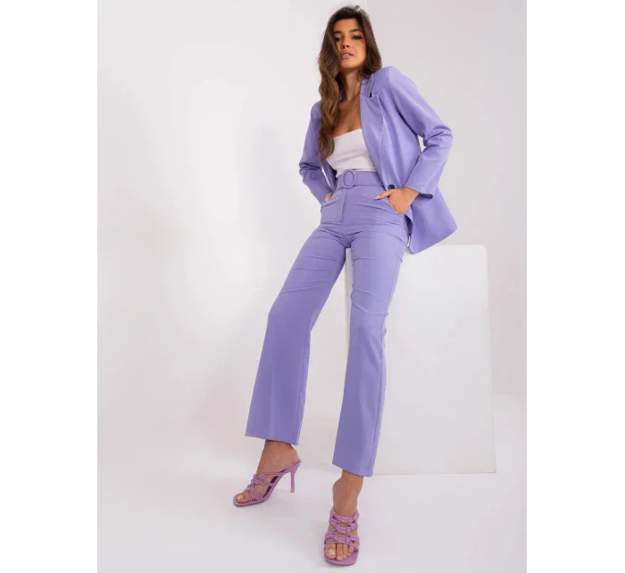 Kalhoty DHJ SP 18737.19 světle fialové -FPrice