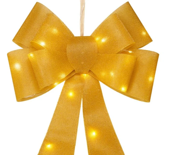 DEKORATIVNÍ LUK 60CM ZLATÝ 25 VEDL DEKORATIVNÍ LUK 60CM ZLATÝ 25 VEDL