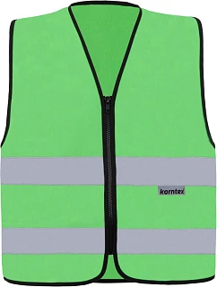 Korntex RX217 – Cologne Bezpečnostní vesta se zipem 76.R217 neon green