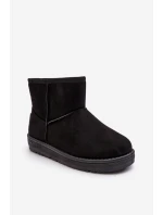 Dámské zimní boty s z kožešiny černé Big Star model 21637220 - Big Star Shoes