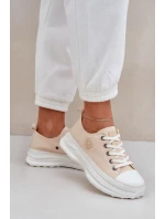 Dámské Tenisky Na Masivní Podešvi Big Star model 21683870 Béžové - Big Star Shoes Dámské Tenisky Na Masivní Podešvi Big Star model 21683870 Béžové - Big Star Shoes