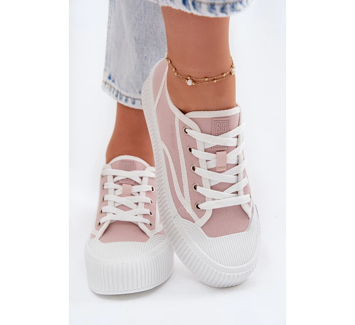 Dámské tenisky na platformě Big Star TT274270 Růžové