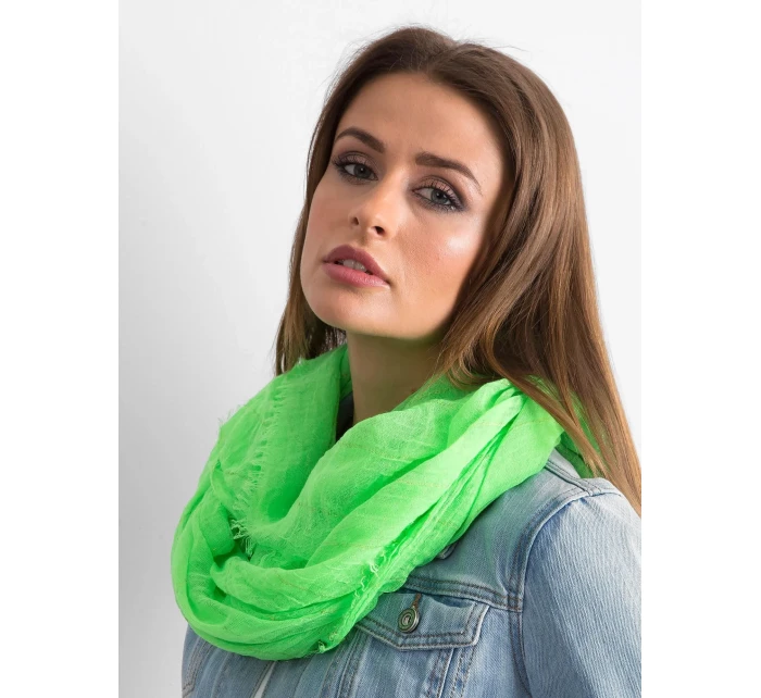 Šátek AT CH ST model 15090486 fluo zelený - FPrice