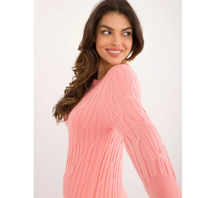 Sweter AT SW  brzoskwiniowy model 20493363 - FPrice