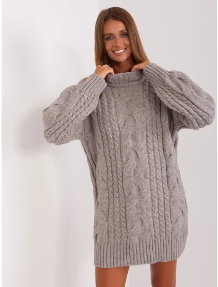 Sweter AT SW  szary model 18895580 - FPrice