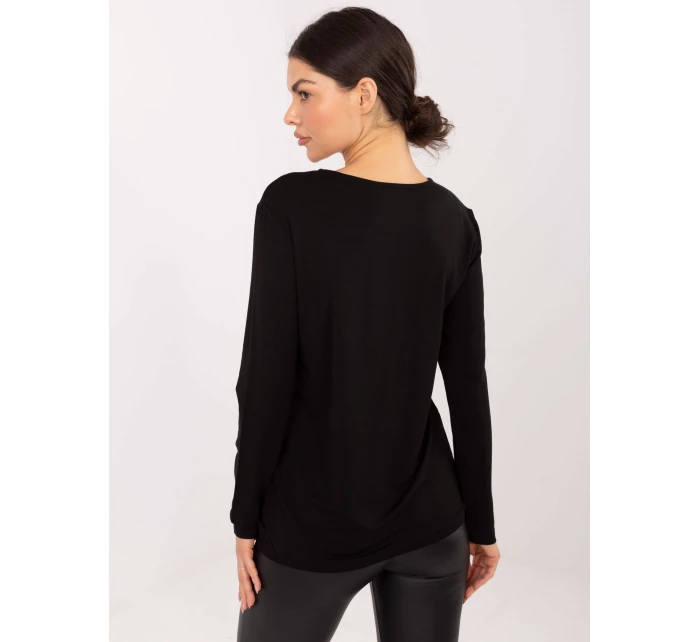 Bluzka RV BZ A model 21795628 czarny - FPrice Bluzka RV BZ A model 21795628 czarny - FPrice