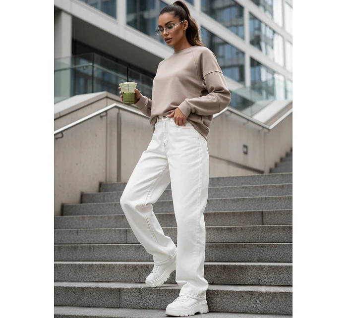 UZORI dámská mikina béžová FashionStreet BY1285