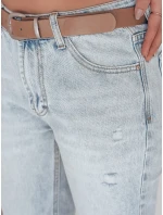 Dámské džínové kalhoty slim fit s páskem modré Dstreet model 21983375 - FashionStreet Dámské džínové kalhoty slim fit s páskem modré Dstreet model 21983375 - FashionStreet