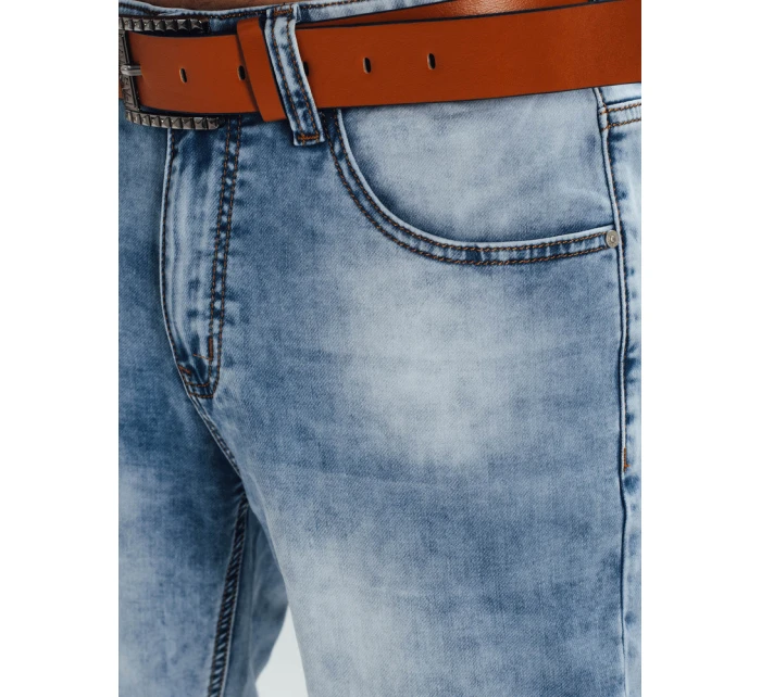 Pánské modré džínové šortky s páskem Dstreet model 21989939 - FashionStreet