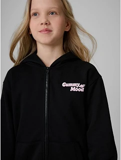 Dívčí volná mikina s kapucí 4F 4FJRSS26TSWSF2902-20S