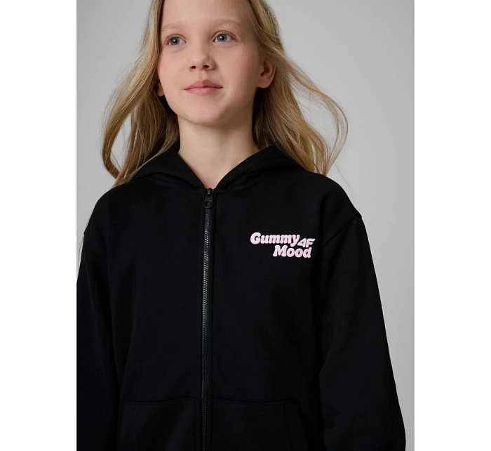 Dívčí volná mikina s kapucí 4F 4FJRSS26TSWSF2902-20S Dívčí volná mikina s kapucí 4F 4FJRSS26TSWSF2902-20S