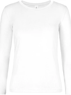 B&C #E190 LSL /women Dámské tričko z těžké bavlny s dl. rukávem model 22496317 white