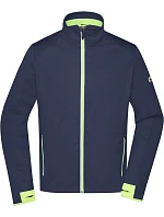 Daiber JN 1126 Pánská 3-vrstvá sportovní softshell bunda 02.1126 navy/bright yellow Daiber JN 1126 Pánská 3-vrstvá sportovní softshell bunda 02.1126 navy/bright yellow