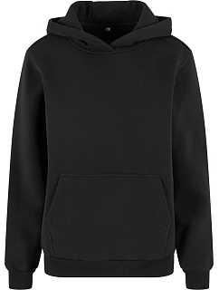 BY 289 Dámská oversize mikina s kapucí "Fluffy" model 22451570 black - Build your Brand