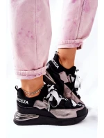 Sportovní Tenisky Černé A Stříbrné Dexla Sportovní Tenisky Černé A Stříbrné Dexla