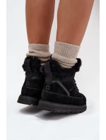 Dámské Zimní Boty Na Platformě S Kožíškem Big Star model 21705939 Černé - Big Star Shoes