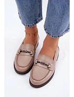 Dámské kožené  Béžové model 22100052 - VINCEZA