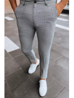 Pánské chino kalhoty houndstooth šedé Dstreet UX3983