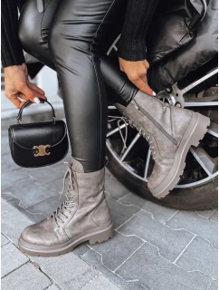 Dámské šedé kozačky  model 21972041 - Dstreet