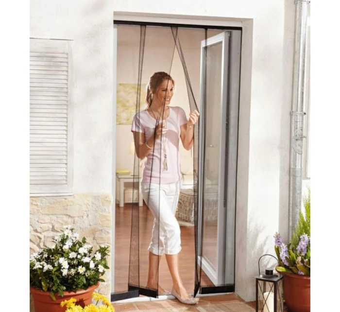 LAMELOVÁ MOSKYTIÉRA 100X220 POLYESTER+PÁSEK NA SUCHÝ ZIP