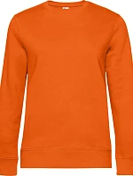 B&C QUEEN Crew Neck_° Dámská mikina 01.W01Q pure orange