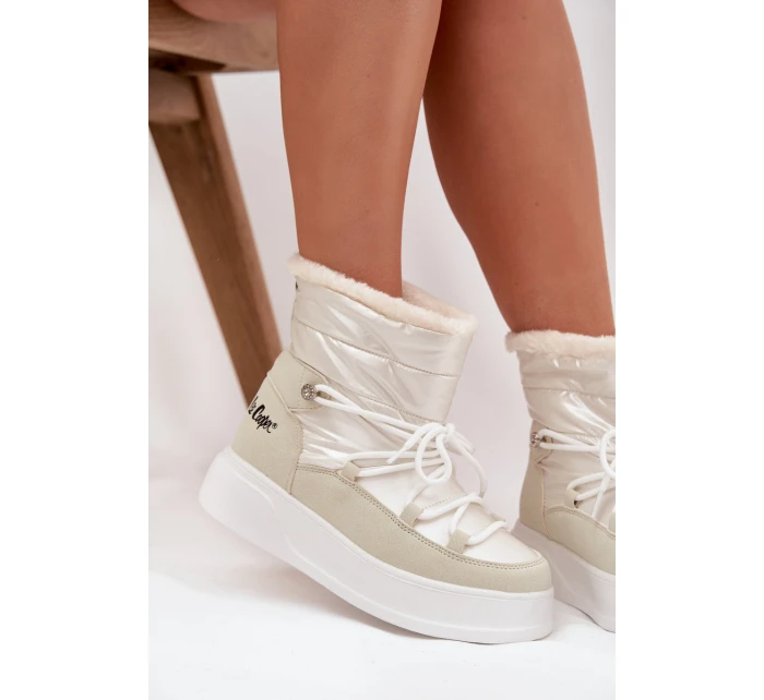 Dámské zimní boty Na platformě  25 03 Bílé model 21725149 - Lee Cooper