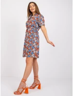 Šaty D73781M30312A hnědé Šaty D73781M30312A hnědé