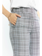 Monnari Elegantní kalhoty Slim Fit kalhoty s řasením Multi Blue