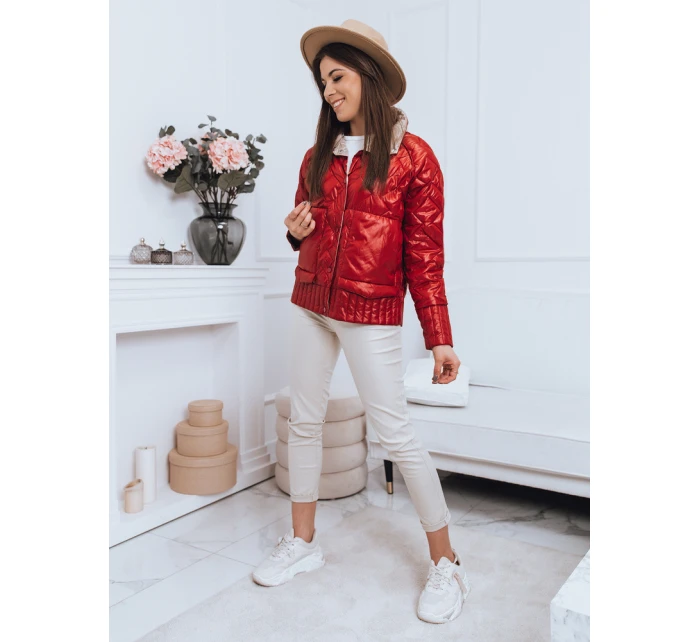 Dámská bunda červená Dstreet model 21964425 - FashionStreet