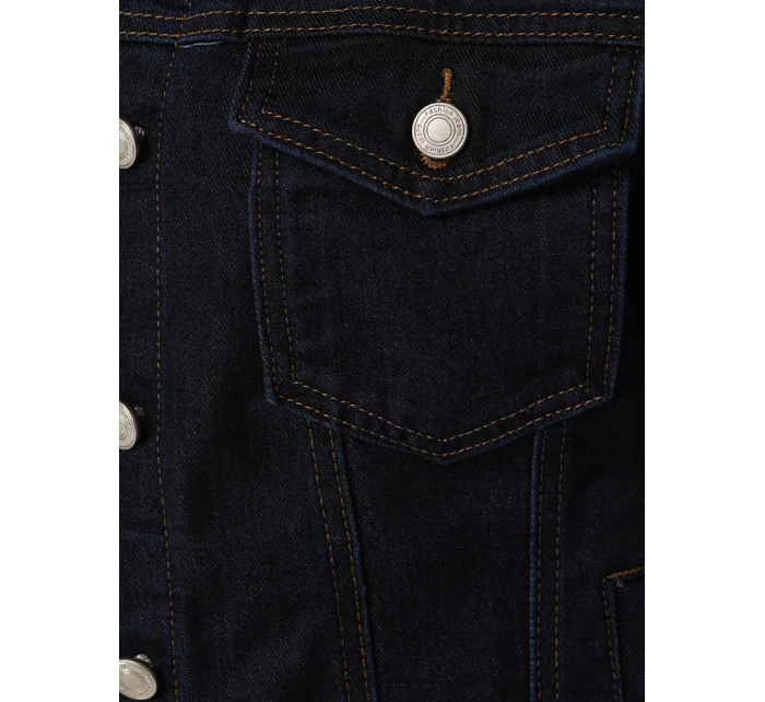 FashionStreet dámská tmavě modrá džínová bunda TY5598
