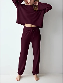 Dámské tepláky Cozy Comfort Cozy Trouser X 01 červené Red - TRIUMPH