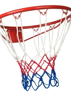 BASKETBALOVÝ KOŠ SE SÍTÍ 43CM ENERO ČERVENÝ 1030807