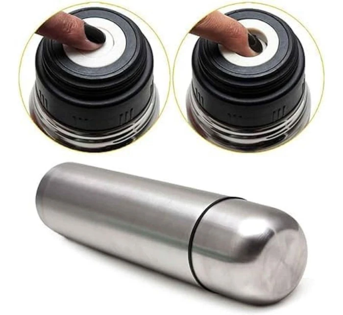 CESTOVNÍ TERMOSKA 1000 ML SE 2 ŠÁLKY STŘÍBRNÁ CESTOVNÍ TERMOSKA 1000 ML SE 2 ŠÁLKY STŘÍBRNÁ