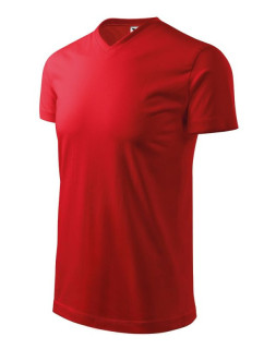 Těžké tričko s výstřihem do V M model 18688324 červená - Malfini