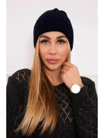 Tenká čepice Malwina K250 navy blue