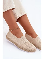 Dámské espadrilky Vinceza Béžové Dámské espadrilky Vinceza Béžové