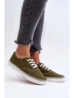 Klasické dámské tenisky Tenisky tmavě zelené Olvali Klasické dámské tenisky Tenisky tmavě zelené Olvali