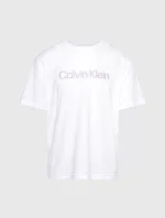 Pánské tričko na spaní S/S CREW NECK 000NM2501E 100 bílé - Calvin Klein