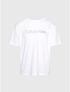 Pánské tričko na spaní S/S CREW NECK 000NM2501E 100 bílé - Calvin Klein