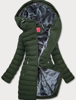 Zelená dámská zimní bunda (M-21307)