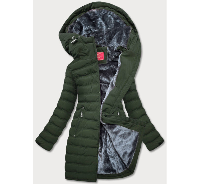 Zelená dámská zimní bunda (M-21307)