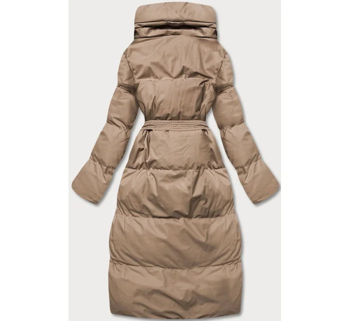 Béžová dámská zimní  bunda model 21244489 - J.STYLE