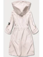 Světle béžový tenký asymetrický dámský přehoz přes oblečení (B8117-46) Světle béžový tenký asymetrický dámský přehoz přes oblečení (B8117-46)