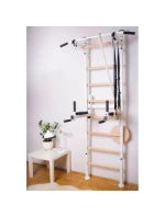 GYMNASTICKÁ TYČ GYNASTICKÁ RUKOJEŤ DĚTSKÉ PŘÍSLUŠENSTVÍ BÍLÁ MATERIÁLNÍ LAVIČKA 413 dětské