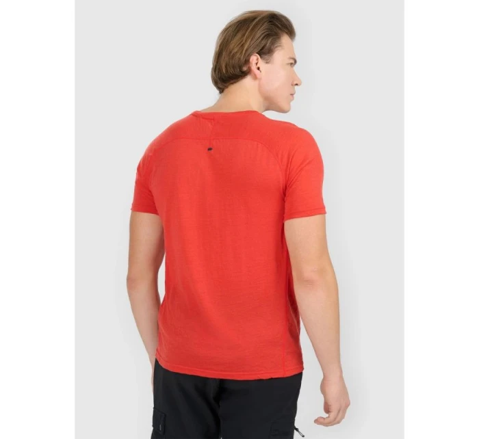 Pánské trekingové tričko z merino vlny model 21817043 - 4F Pánské trekingové tričko z merino vlny model 21817043 - 4F