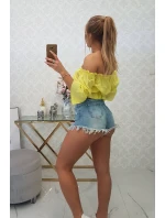 Španělská halenka žlutá