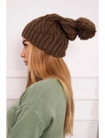 Fleecová čepice Paulina K227 mocca