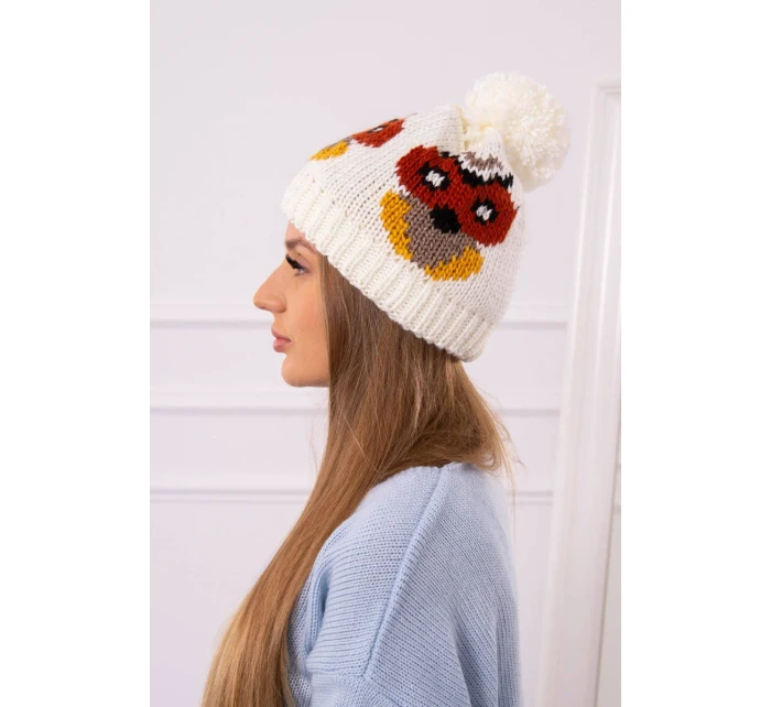 Dámský klobouk Owl K340 ecru Dámský klobouk Owl K340 ecru