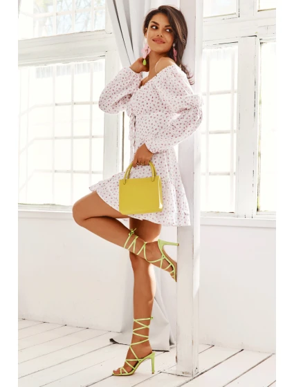 Dámské Sandály Vázané Na Vysokém Podpatku Zelená model 21619408 - Boto Dámské Sandály Vázané Na Vysokém Podpatku Zelená model 21619408 - Boto